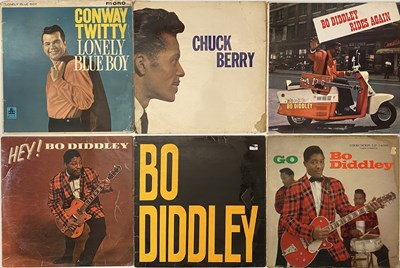 Lot 944 - ROCK N ROLL LP'S AND COMPILATIONS - BO DIDDLY, CHUCK BERRY, CONWAY TWITTY, MUDDY WATERS