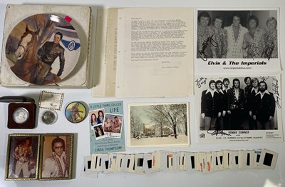 Lot 307 - ELVIS PRESLEY - MEMORABILIA COLLECTION INC SILVER DOLLAR.