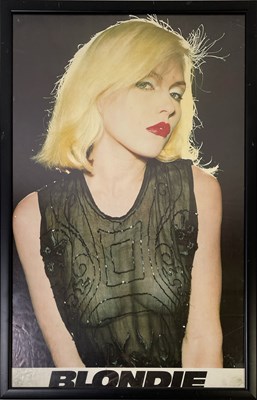 Lot 494 - BLONDIE - ORIGINAL 1976 PRIVATE STOCK POSTER.