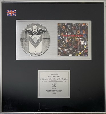 Lot 293 - STONE ROSES - SECOND COMING AWARD.