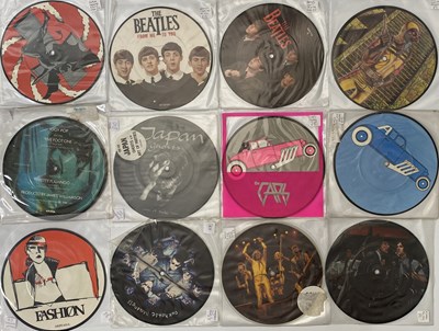 Lot 1055 - 70'S - 80'S - 7" ROCK AND POP PICTURE DISCS - BLACK SABBATH, BUDGIE, THE BEATLES