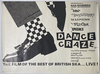 Lot 174 - SKA HISTORY - DANCE CRAZE (1981) ORIGINAL UK QUAD.