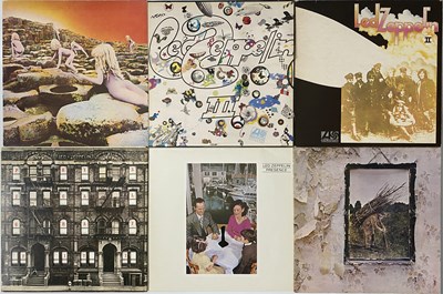 Lot 983 - CLASSIC ROCK LP PACK - LED ZEPPELIN PLUM LABELS, THE WHO UK TRACK