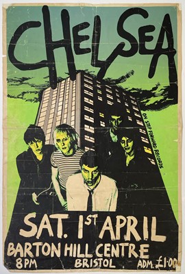 Lot 514 - PUNK - CHELSEA - ORIGINAL 1978 CONCERT POSTER.