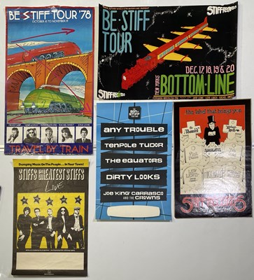 Lot 516 - STIFF RECORDS - POSTER COLLECTION.
