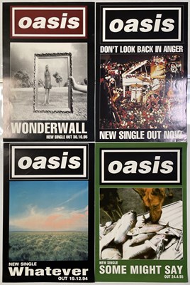 Lot 450 - OASIS - SINGLE RELEASE PROMOTIONAL POSTER COLLECTION.