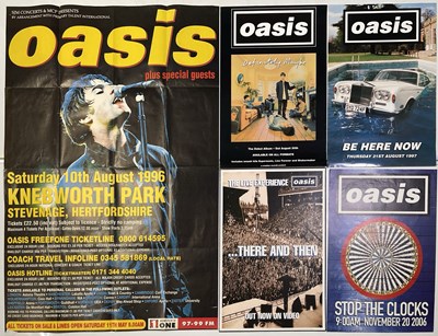 Lot 451 - OASIS - LP PROMOTIONAL POSTER COLLECTION.