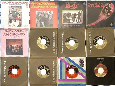 Lot 1063 - LARGE 7" COLLECTION - HARD ROCK/METAL - JAPANESE PRESS, ZEPPELIN, DEEP PURPLE