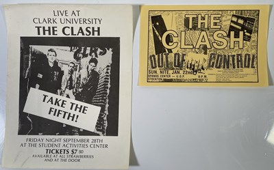 Lot 503 - THE CLASH - ORIGINAL US HANDBILLS.