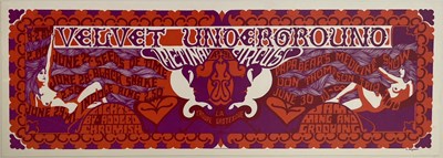 Lot 92 - THE VELVET UNDERGROUND - RETINAL CIRCUS POSTCARD.