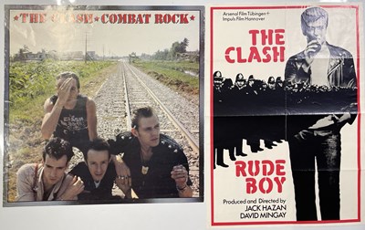 Lot 509 - THE CLASH - ORIGINAL POSTERS INC COMBAT ROCK.