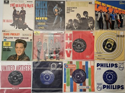 Lot 1065 - 60'S 7" ROCK - POP - THE BEATLES, CHUCK BERRY, ROLLING STONES