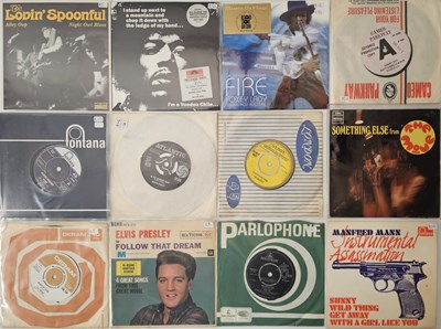Lot 1067 - 50'S - 60'S - 7" SINGLES - ROCK - POP - THE LOVIN' SPOONFUL, JIMI HENDRIX, WILSON PICKETT