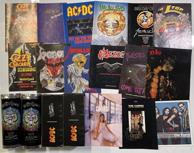 Lot 84 - HARD ROCK / METAL - PROGRAMME AND MEMORABILIA COLLECTION.