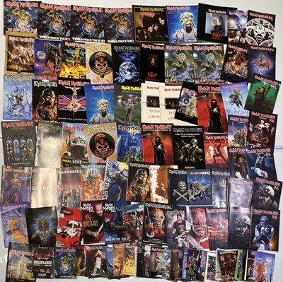 Lot 348 - IRON MAIDEN - PROGRAMME AND FAN CLUB MAGAZINES.