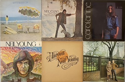 Lot 1077 - 60'S - 70'S - FOLK - FOLK ROCK - LP COLLECTION - CAROLANNE PEGG, FAIRPORT CONVENTION, NEIL YOUNG