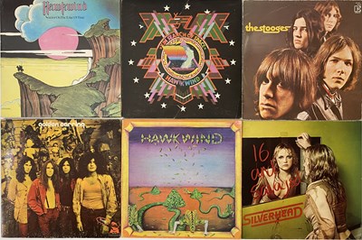 Lot 1078 - 70'S - HARD ROCK - SPACE ROCK - LP COLLECTION - THE STOOGES, SILVERHEAD, HAWKWIND