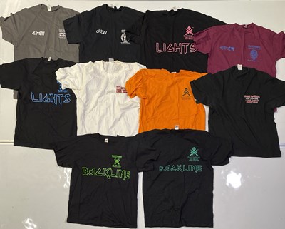 Lot 371 - IRON MAIDEN - CREW T-SHIRT/CLOTHING COLLECTION.