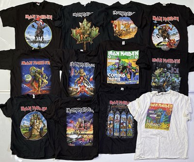 Lot 353 - IRON MAIDEN - 2010S T-SHIRT COLLECTION.