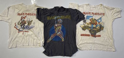 Lot 361 - IRON MAIDEN - 1980S T-SHIRT COLLECTION.