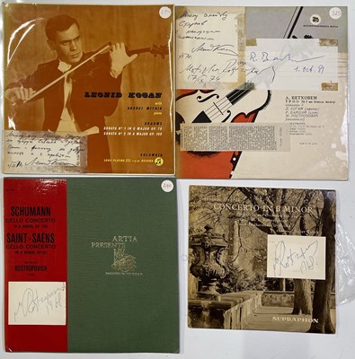Lot 266 - CLASSICAL MUSIC - SIGNED LPS INC LEONID KOGAN.