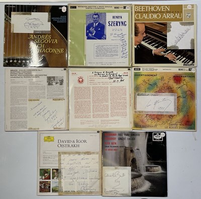Lot 169 - CLASSICAL MUSIC - SIGNED LP COLLECTION INC OISTRAKH.
