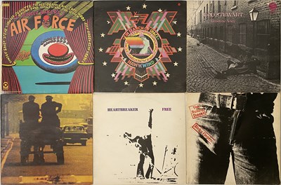 Lot 1383 - 60'S - 70'S - ROCK - LP COLLECTION - 7" SINGLES - THE ROLLING STONES, HAWKWIND, GINGER BAKER