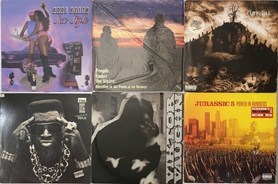 Lot 1101 - 90'S/00'S HIP HOP RAP LP PACK WITH RARITIES - CYPRESS HILL, JURASSIC 5, KRS ONE