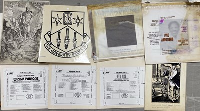 Lot 30 - CLASSICAL/JAZZ ETC - LARGE QUANTITY OF SLEEVES / PROOF ARTWORK, PRINTING PLATES AND MORE.