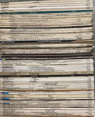 Lot 30 - CLASSICAL/JAZZ ETC - LARGE QUANTITY OF SLEEVES / PROOF ARTWORK, PRINTING PLATES AND MORE.