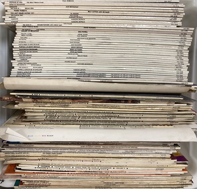 Lot 30 - CLASSICAL/JAZZ ETC - LARGE QUANTITY OF SLEEVES / PROOF ARTWORK, PRINTING PLATES AND MORE.