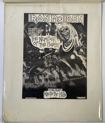 Lot 364 - IRON MAIDEN - ORIGINAL 1982 ARTWORK FOR 'NUMBER OF THE BEAST'.