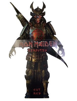 Lot 367 - IRON MAIDEN BILLBOARDS/POSTER COLLECTION AND SENJUTSU SHOP DISPLAY.
