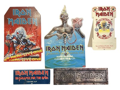 Lot 368 - IRON MAIDEN - VINTAGE SHOP DISPLAY COLLECTION.