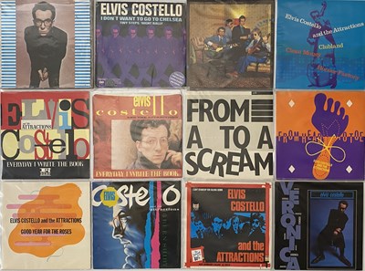 Lot 1390 - 70'S - 80'S - POP - ROCK - 7" SINGLES COLLECTION - ELVIS COSTELLO, THE BOOMTOWN RATS