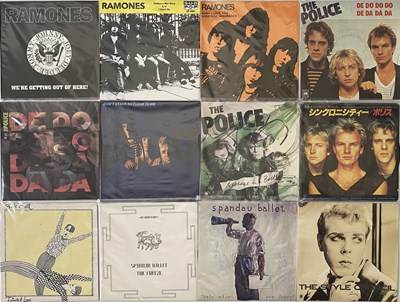 Lot 1393 - 70'S - 80'S - POP - ROCK - 7" SINGLE COLLECTION - RAMONES, THE POLICE, SCRITTI POLITTI