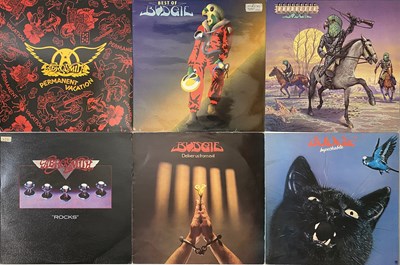 Lot 1397 - 70'S - 80'S - HEAVY ROCK - LP COLLECTION - BUDGIE, AEROSMITH, BAD COMPANY, GILLAN