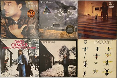 Lot 1118 - SYD BARRETT & DAVID GILMOUR LP PACK - 1ST PRESS HARVEST, EURO PRESS, MODERN
