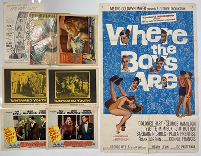Lot 296 - ROCK N ROLL MEMORABILIA - EDDIE COCHRAN ETC - FILM PRESS BOOKS/POSTERS ETC.