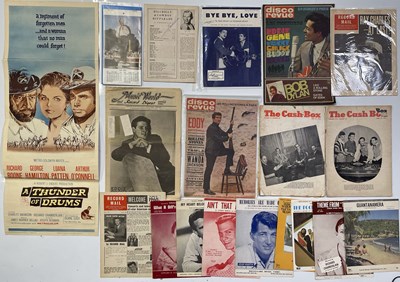 Lot 297 - ROCK N ROLL - MEMORABILIA INC SHEET MUSIC - MAGAZINES / SIGNATURES.