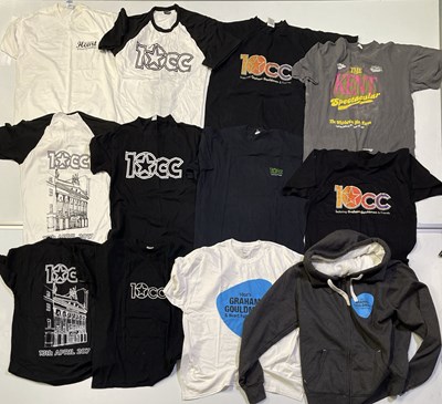 Lot 387 - 10CC / GRAHAM GOULDMAN - T-SHIRTS / CLOTHING COLLECTION.