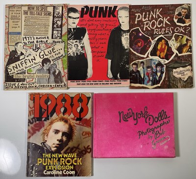Lot 525 - PUNK - RARE / COLLECTABLE BOOK COLLECTION.