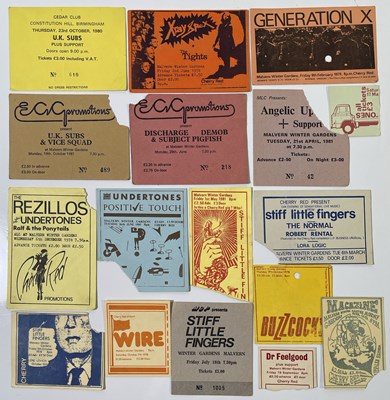Lot 527 - PUNK - RARE TICKET COLLECTION INC MALVERN WINTER GARDENS.