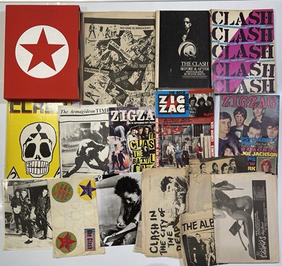Lot 530 - THE CLASH - BOOKS, MAGAZINES, MEMORABILIA COLLECTION.