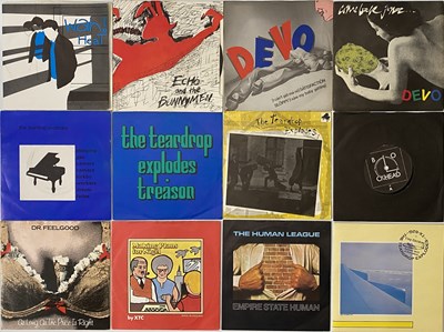 Lot 1204 - INDIE - POST-PUNK - SYNTH/WAVE 7" SINGLES - WAH! HEAT, ECHO & THE BUNNYMEN ETC