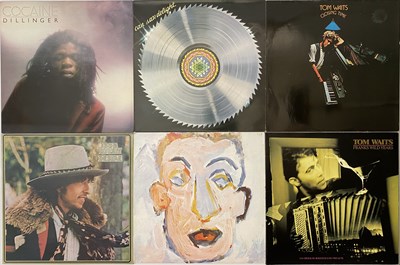 Lot 1206 - MIXED COLLECTION - ROCK, REGGAE, BLUES LPS + SINGLES - TOM WAITS, BURNING SPEAR