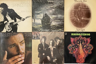 Lot 1256 - 70'S - 90'S - ROCK - POP -LP COLLECTION - KEVIN LAMB, RHINOCEROS, SPRINGSTEEN