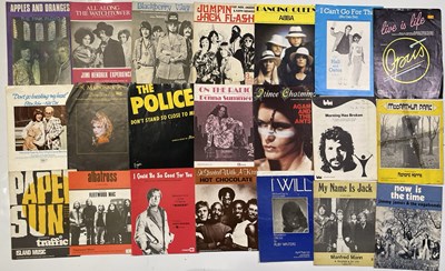 Lot 68 - 20TH CENTURY SHEET MUSIC COLLECTION INCLUDING RARITIES - PINK FLOYD APPLES AND ORANGES.