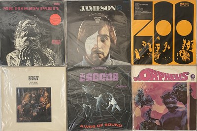 Lot 1267 - 60'S - 70'S - PSYCH - ROCK - LP COLLECTION - ZOO, ORPHEUS, THE SEEDS, SPIRIT