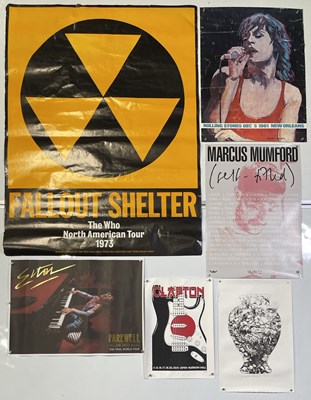 Lot 183 - POSTER COLLECTION INC LIMITED EDITION / THE WHO / ELTON JOHN AND MORE.